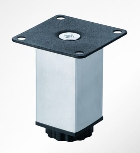 AVIO ADJUSTABLE FURNITURE LEG 38X38X100MM SS