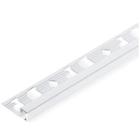 DP CORNER TRIM ALUMINIUM SQUARE 12MM CA122011 SILVER 2M