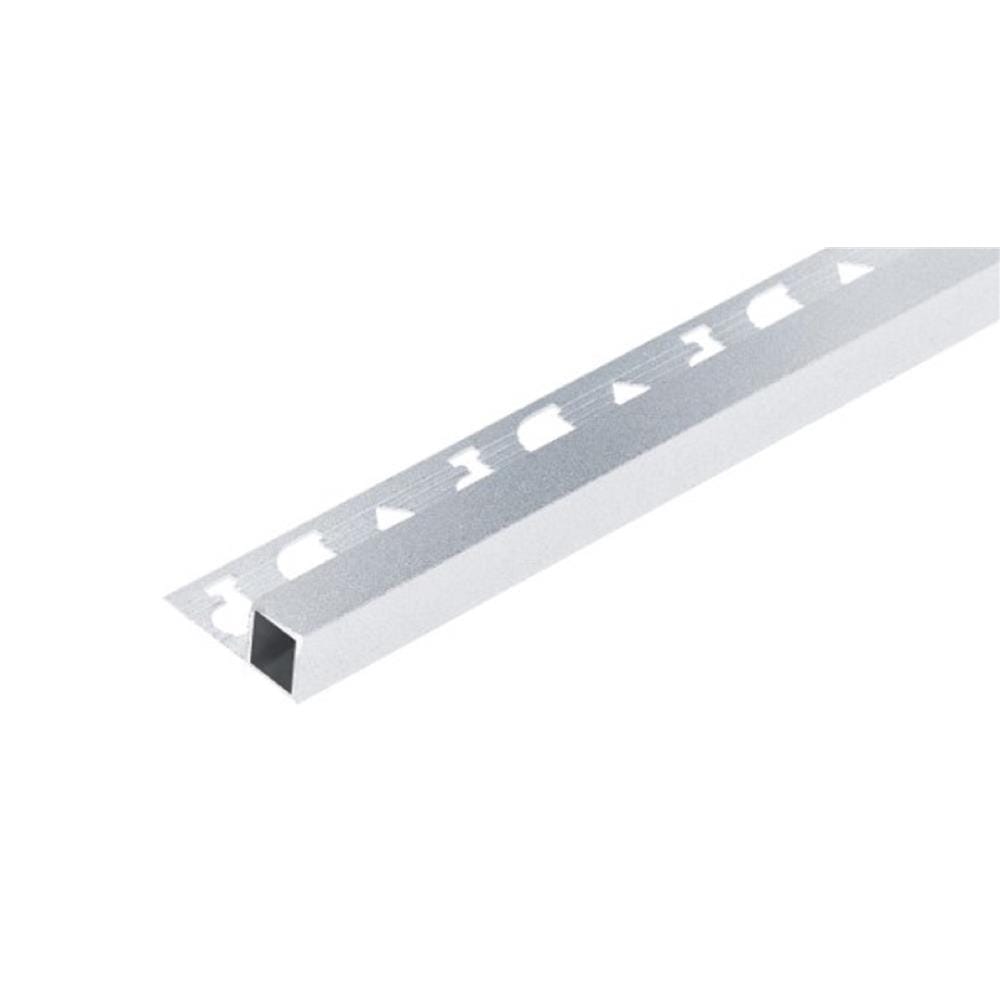 DP CORNER TRIM ALUMINIUM SQUARE CAS122011 SAND SILVER  2M