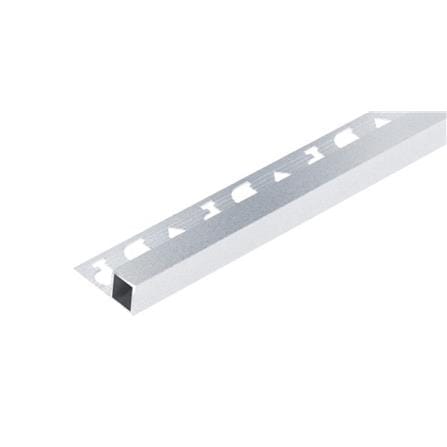 DP CORNER TRIM ALUMINIUM SQUARE CAS122011 SAND SILVER  2M