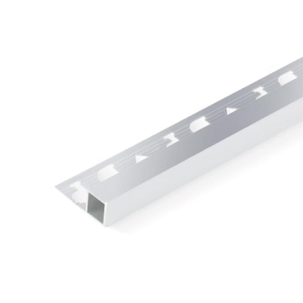 DP CORNERTRIM ALUMINIUM SQUARE CA122001 SILVER 2M