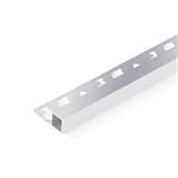 DP CORNERTRIM ALUMINIUM SQUARE CA122001 SILVER 2M