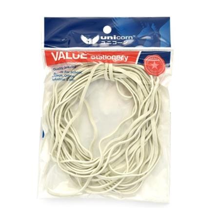 UNICORN ELASTIC RUBBER BAND BIG XL 80G WHITE