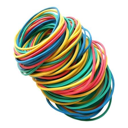 UNICORN ELASTIC RUBBER BAND 300PCS 200G MIX COLOUR