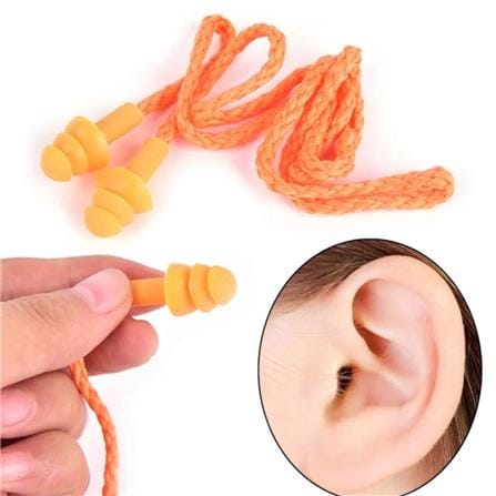 WORKER MUSHROOM TYPE EARPLUG W1005 YELLOW/ORANGE EACH