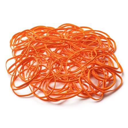 UNICORN GOLD/ORANGE RUBBER BAND 300PCS EACH 100G