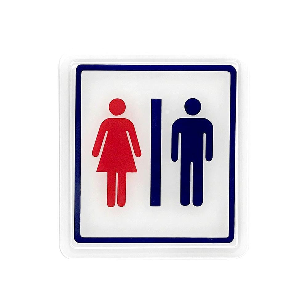 UNICORN SIGNAGE MALE & FAMALE TOILET STICKER EACH