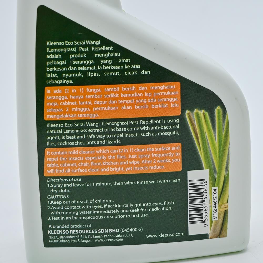 KLEENSO SERAI WANGI PEST REPELLENT 500ML