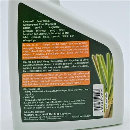 KLEENSO SERAI WANGI PEST REPELLENT 500ML