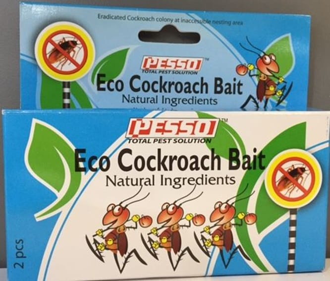 PESSO ECO COCKROACH BAIT NATURAL INGREDIENTS 2PCS EACH