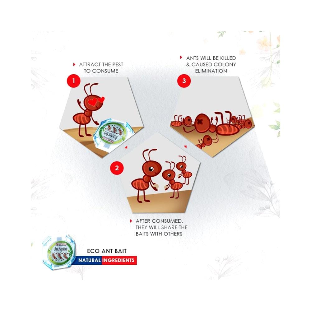 PESSO ECO ANT BAIT NATURAL INGREDIENTS 2PCS EACH