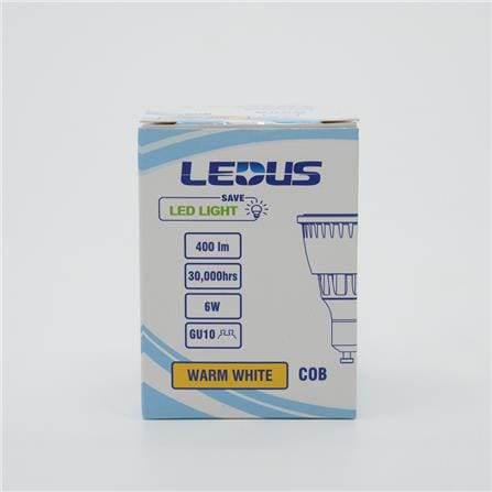 LED BULB 6W WW GU10 COB LGU10006 LEDUS