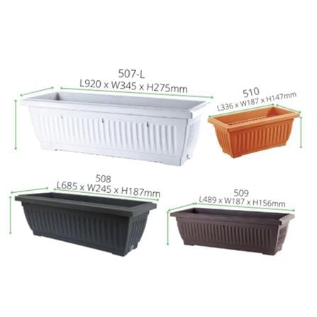 BABA 509 PLANTER BOX ZEN GREY
