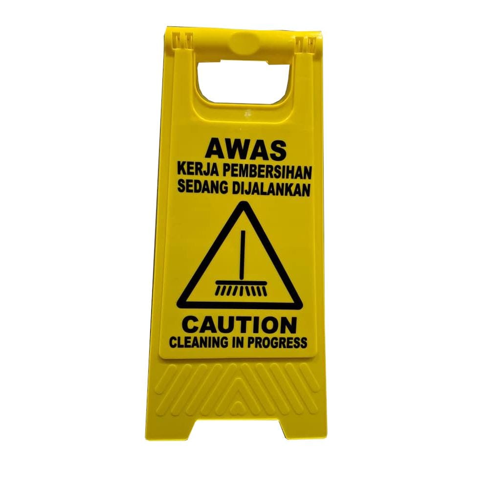 SECA-TRAC FLOOR SIGN - CAUTION CLEANING IN PROGRESS