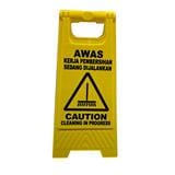 SECA-TRAC FLOOR SIGN - CAUTION CLEANING IN PROGRESS