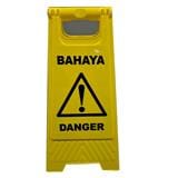 SECA-TRAC FLOOR SIGN - DANGER/BAHAYA