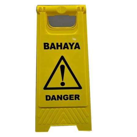 SECA-TRAC FLOOR SIGN - DANGER/BAHAYA