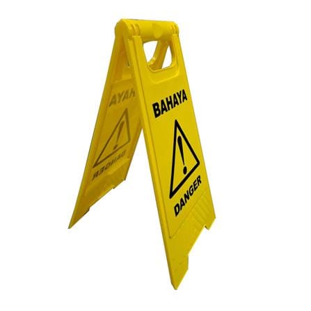 SECA-TRAC FLOOR SIGN - DANGER/BAHAYA