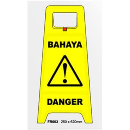 SECA-TRAC FLOOR SIGN - DANGER/BAHAYA