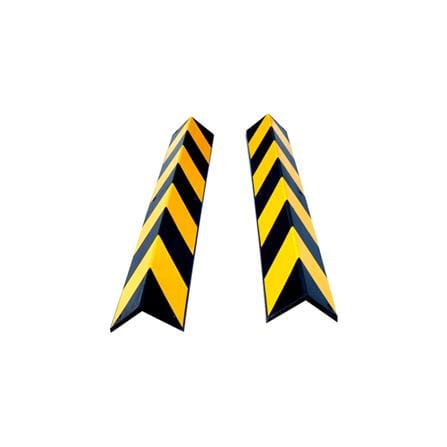 SECA-TRAC RUBBER CORNER PROTECTOR YELLOW/BLACK