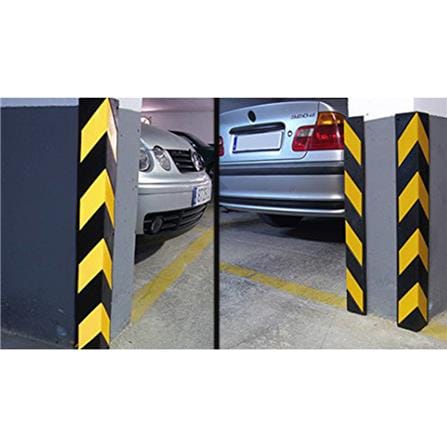 SECA-TRAC RUBBER CORNER PROTECTOR YELLOW/BLACK