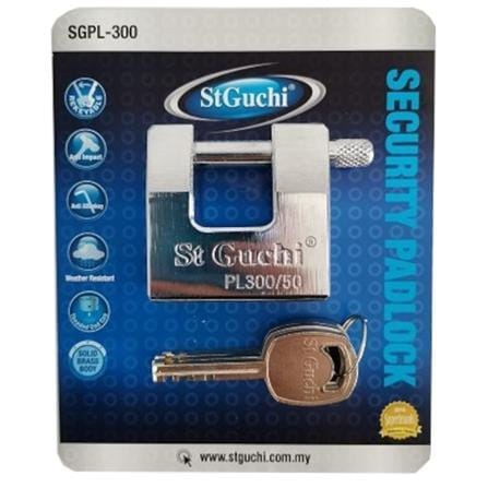 ST.GUCHI KEYED ALIKE PADLOCK SET PL300 502