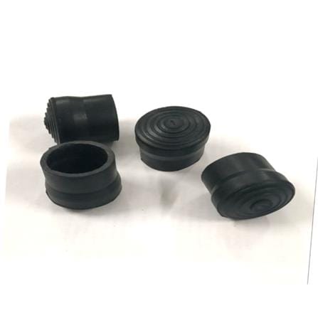 AVIO ROUND FLOOR STOPPER HOLLOW COVER CAP 1-1/4" 4PCS EACH BLACK