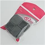 AVIO SQUARE FLOOR STOPPER HOLLOW COVER CAP 3/4 BLACK 4PCS