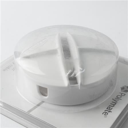 HOMEPRO POLYMATE WIRE KEEPER SMALL WHITE