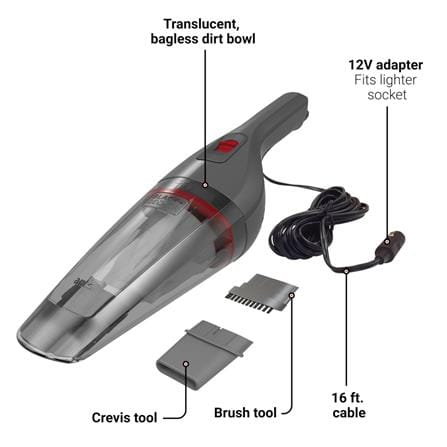 BLACK & DECKER NV1210AV 12v 0.73L VACUUM CLEANER