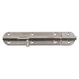 DOOR BOLT FITT WL36-2-SS 6IN SILVER