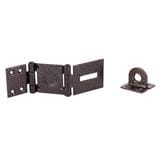 DOUBLE-HINGED HASP PMK 81-23 ANTIQUE COPPER