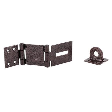 DOUBLE-HINGED HASP PMK 81-23 ANTIQUE COPPER
