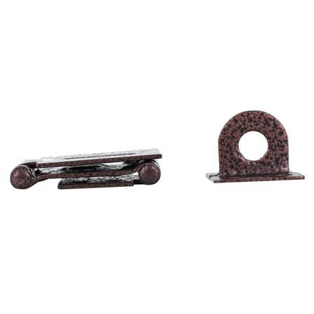 DOUBLE-HINGED HASP PMK 81-23 ANTIQUE COPPER