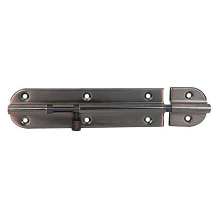 DOOR BOLT FITT WL36-2AC 6&rdquo; ANTIQUE COPPER