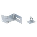 DOUBLE-HINGED HASP SUNSEA 81-115 SILVER