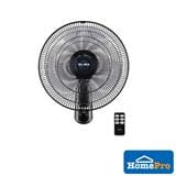 ELBA WALL FAN EWMF-E1646RC REM (BK 16INCH 60WATT 3BLADES BLACK)