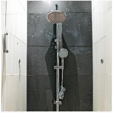 RAIN SHOWER BATHROOM RASLAND STAINLESS STEEL
