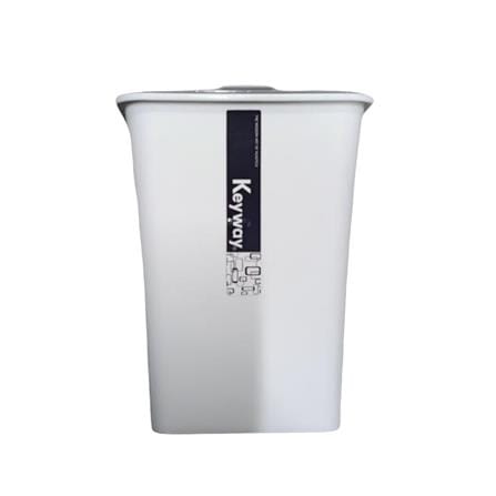 KEYWAY DUSTBIN S C5303 W14.8XD15XH19.2 CM WHITE