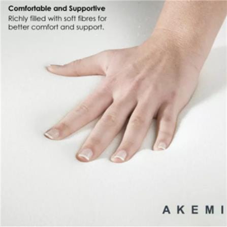 AKEMI ESSENTIAL BOLSTER WHITE