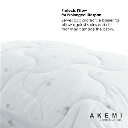 AKEMI PILLOW PROTECTOR SLEEP ESSENTIAL 48X74CM WHITE