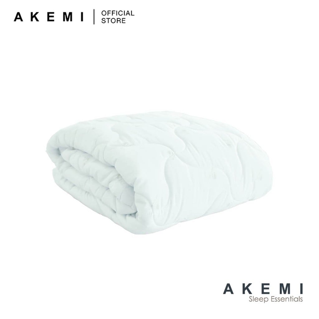 AKEMI MATTRESS PAD SLEEP ESSENTIAL QUEEN WHITE
