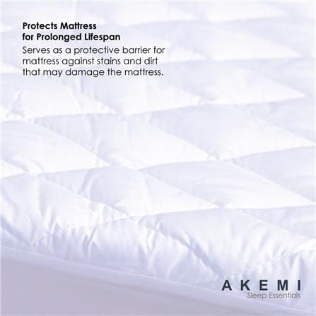 AKEMI MATTRESS PAD SLEEP ESSENTIAL KING WHITE