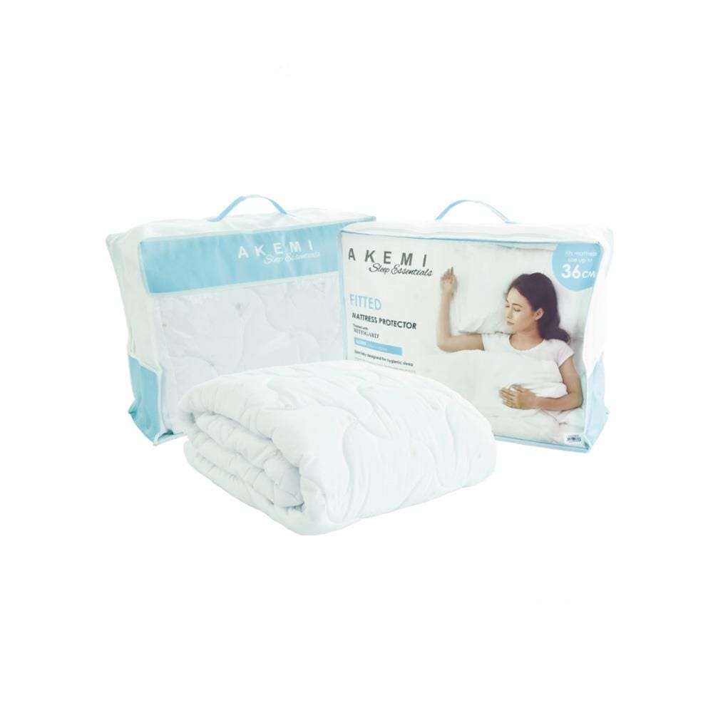 AKEMI MATTRESS PAD SLEEP ESSENTIAL SUPER SINGLE WHITE