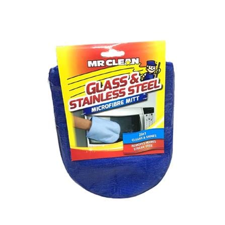 MR CLEAN MICROFIBRE GLASS STAINLESS STEEL MITTABMH004