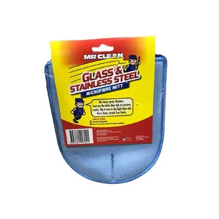 MR CLEAN MICROFIBRE GLASS STAINLESS STEEL MITTABMH004