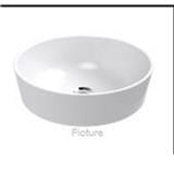 AMERICAN STANDARD ABOVE COUNTER WASHBASIN CL-0509I WHITE
