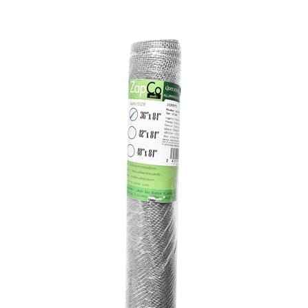 ALUMINUM INSECT SCREEN ZAPCO 36X84IN GREY