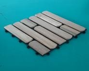 TENG WOODEN FLOOR DECKING SPRING KONNECT 30X30CM BROWN