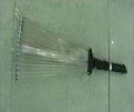 ADJUSTABLE RAKE WITH HANDLE SPRING 15 WELDED STEEL TINES